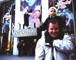 Daddy and Jacob at FAO Schwartz